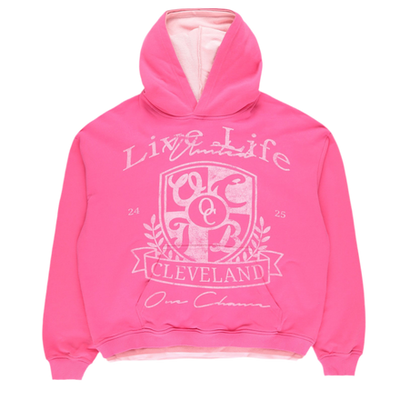 PINK UNITED TRIPLE LAYER HOODIE
