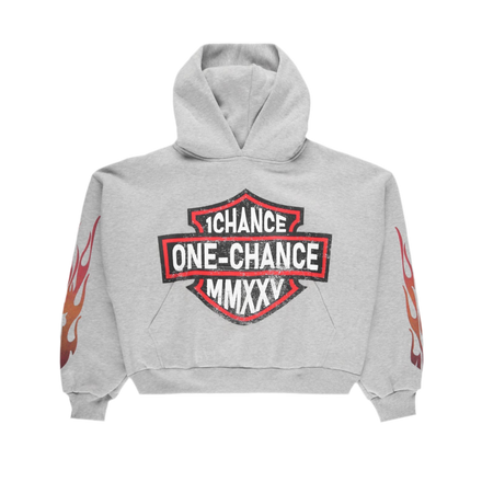 MMXXV FLAME GREY HOODIE