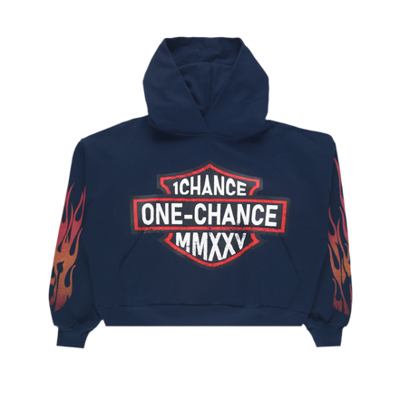 MMXXV FLAME NAVY HOODIE