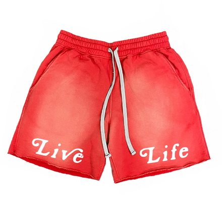 LIVE LIFE RED SHORTS