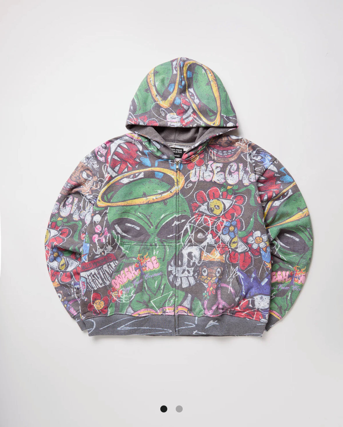 STAY TRUE GRAFFITI ZIP UP