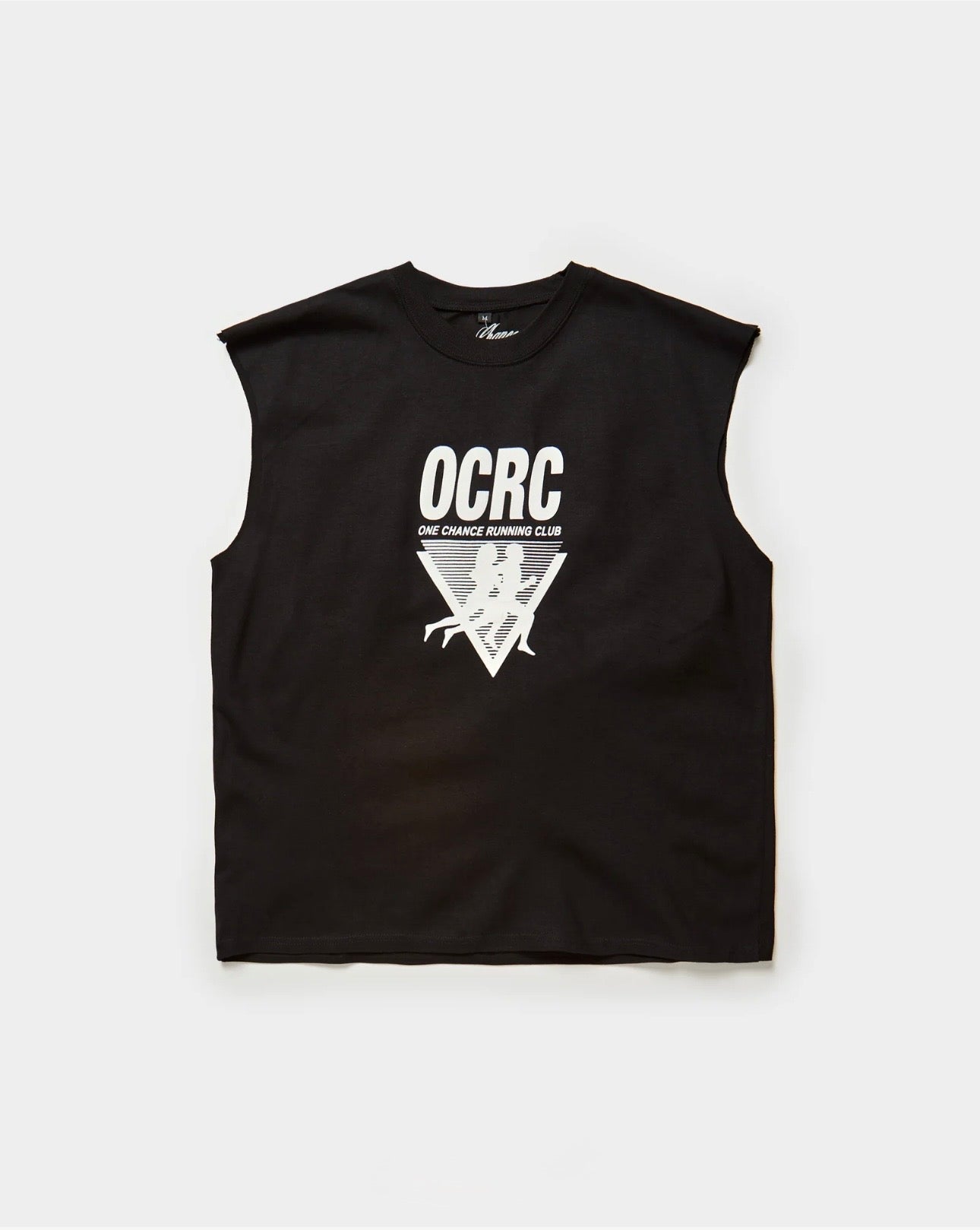 BLACK RUNNING CLUB SLEEVELESS TEE