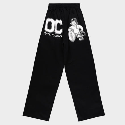 BLACK STATE CHAMPS SWEATPANRS
