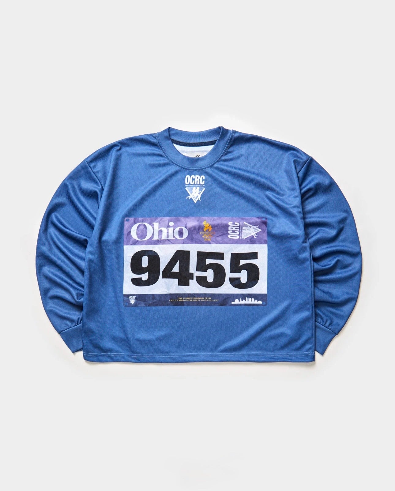 BLUE RUNNING CLUB LONG SLEEVE