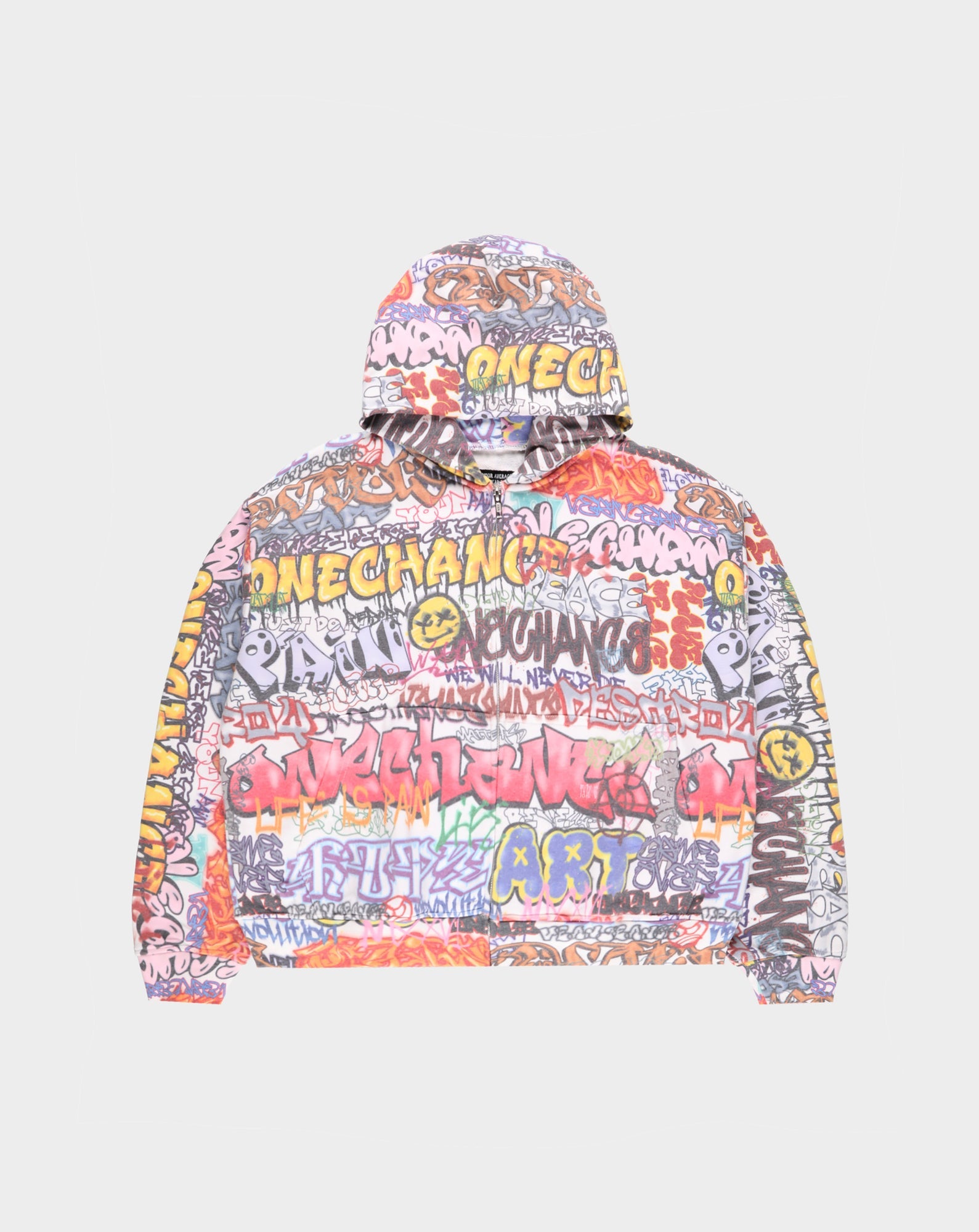 MULTI GRAFFITI ZIP UP