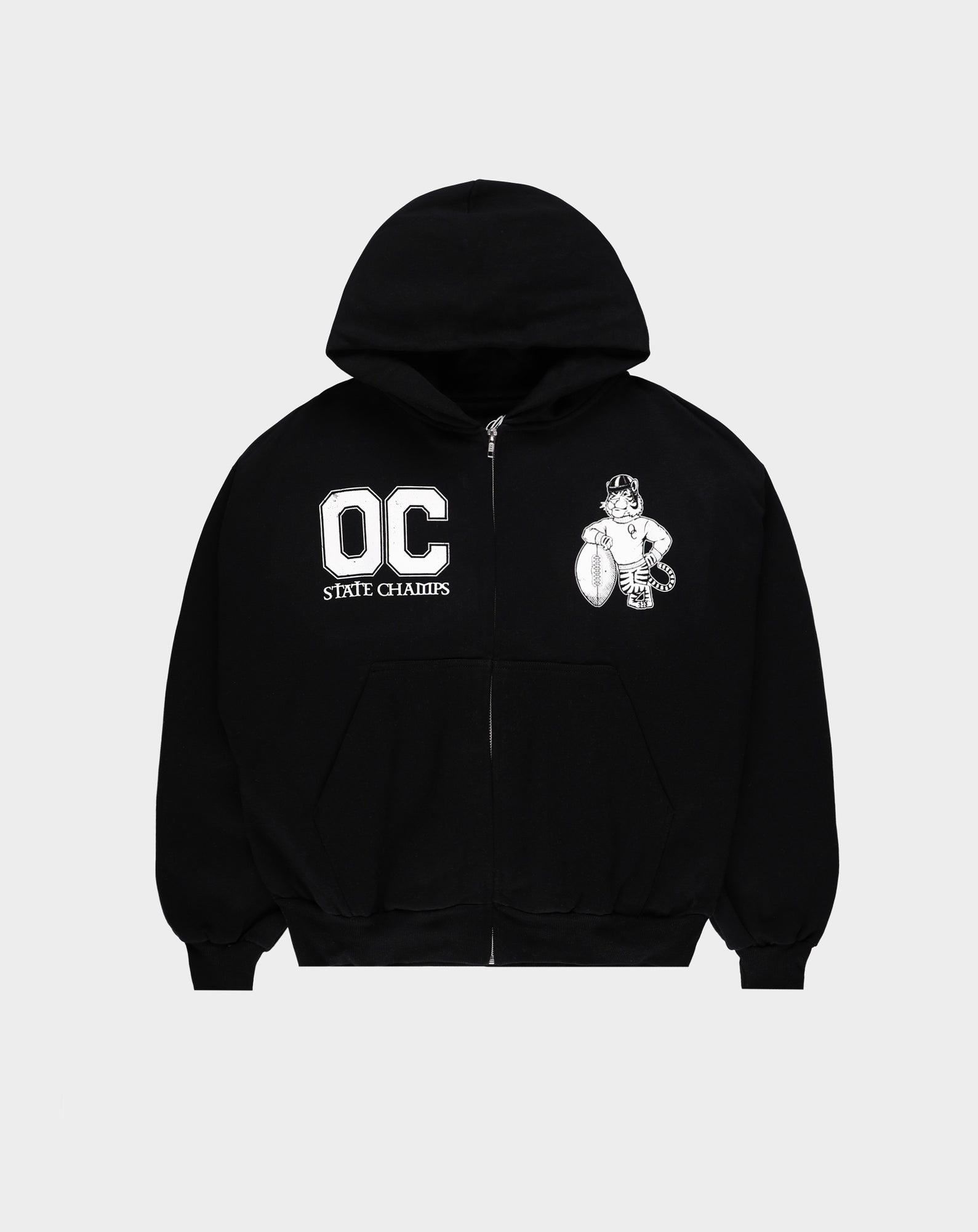 BLACK STATE CHAMPS ZIP UP