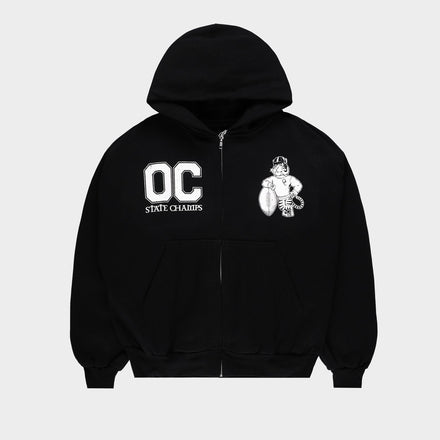 BLACK STATE CHAMPS ZIP UP