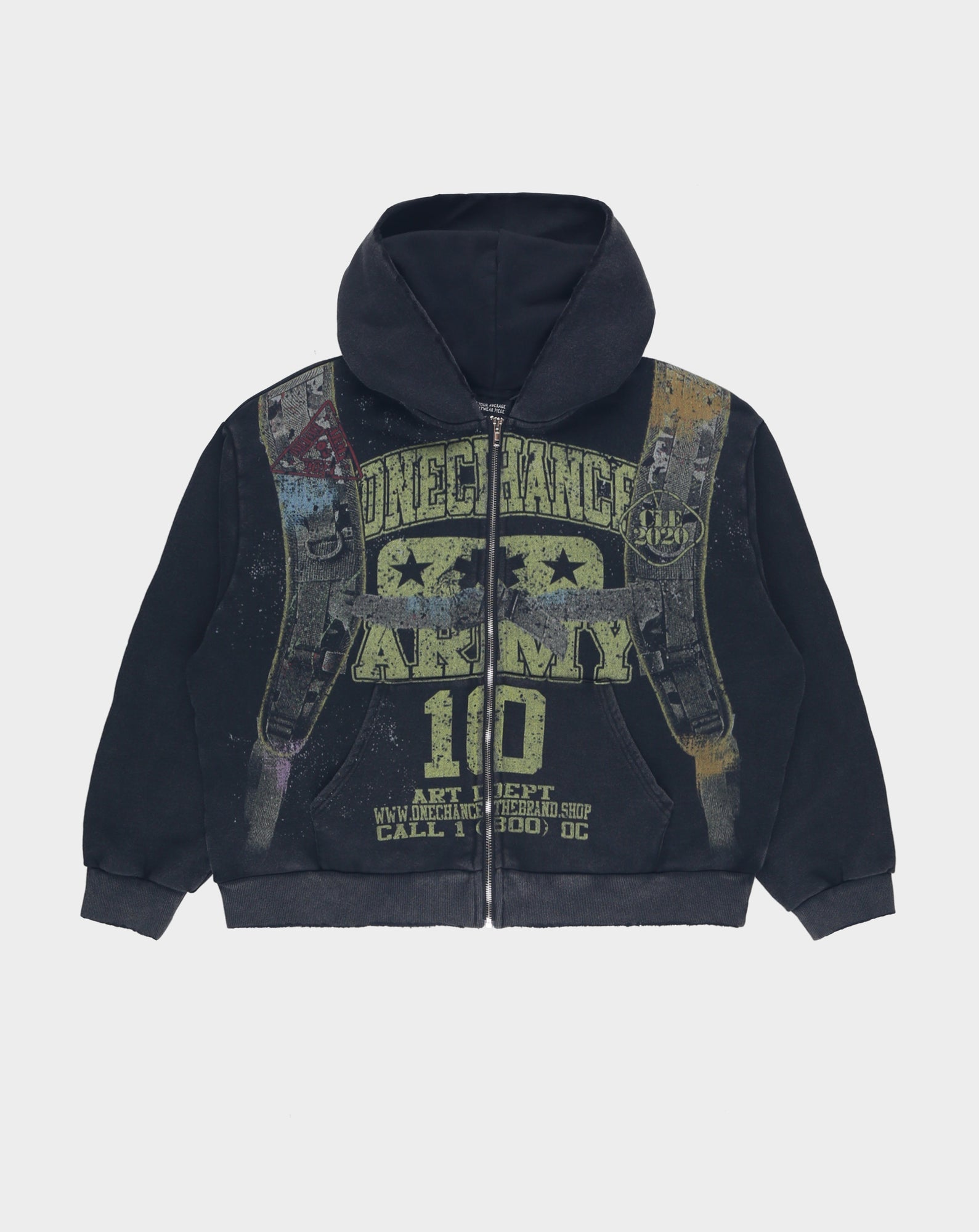 ARMY BACKPACK ZIP UP
