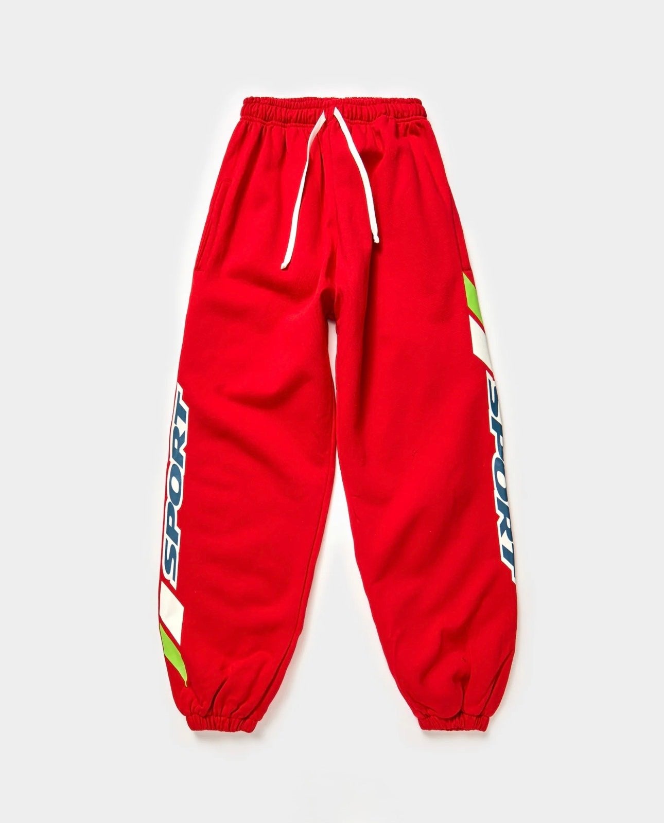 RED SPORT SWEATPANTS