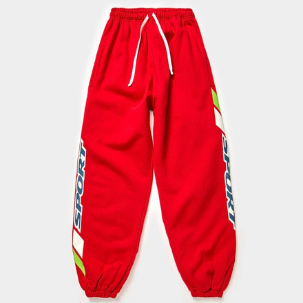 RED SPORT SWEATPANTS