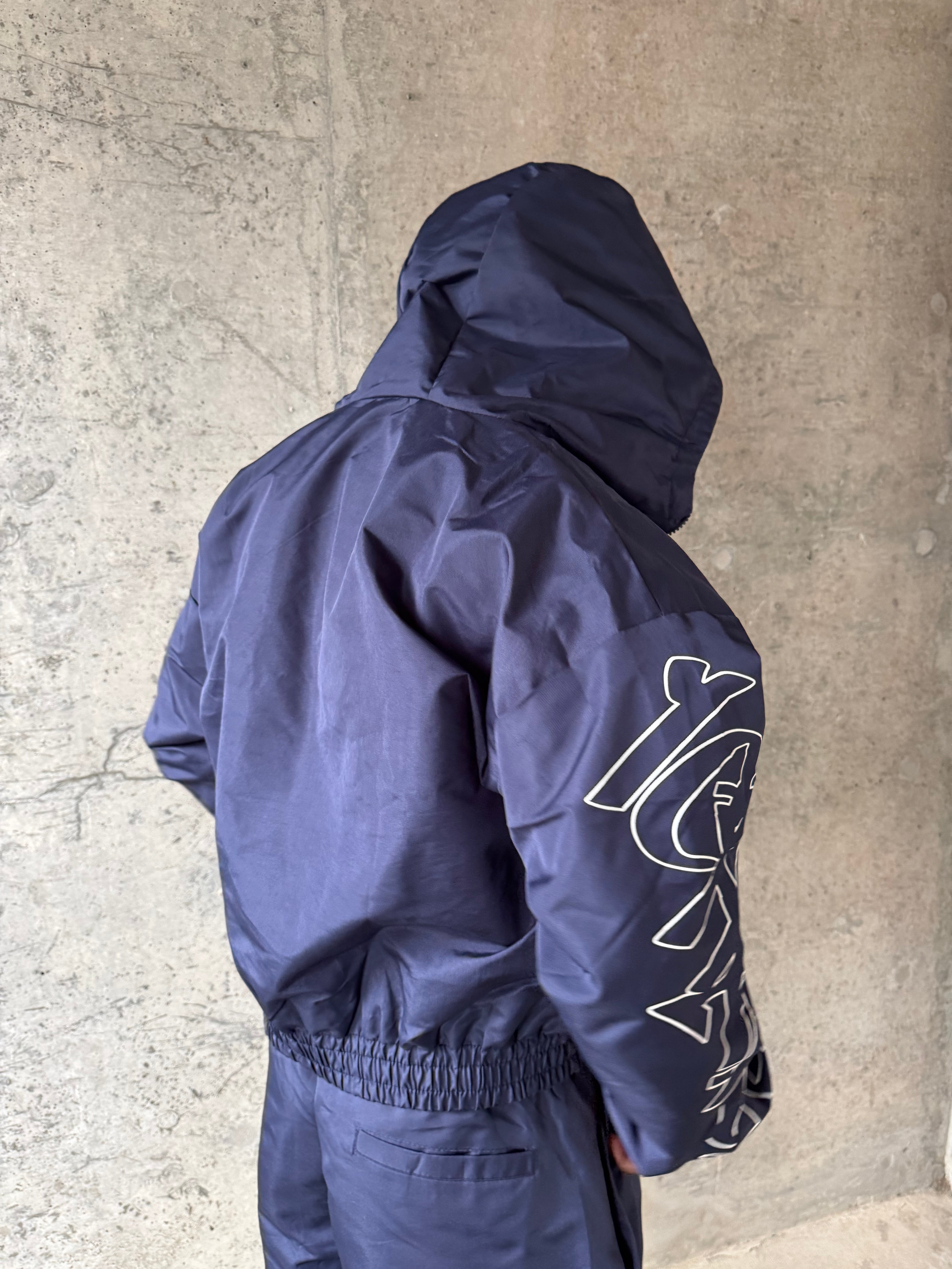 NAVY BLUE TRACK JACKET