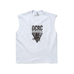 WHITE RUNNING CLUB SLEEVELESS TEE