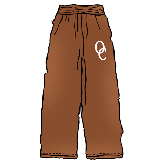 Brown "Simple" Vintage Sweatpants