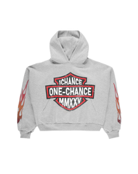 MMXXV FLAME GREY HOODIE