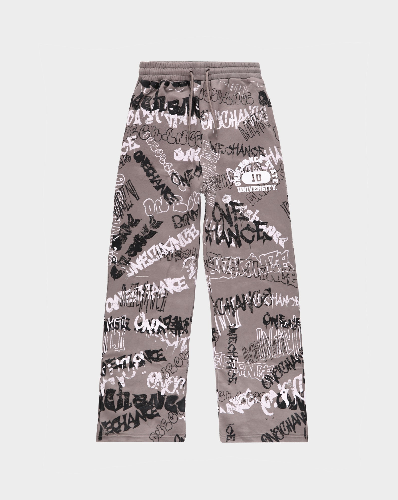 GRAY GRAFFITI SWEATPANTS
