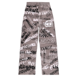 GRAY GRAFFITI SWEATPANTS