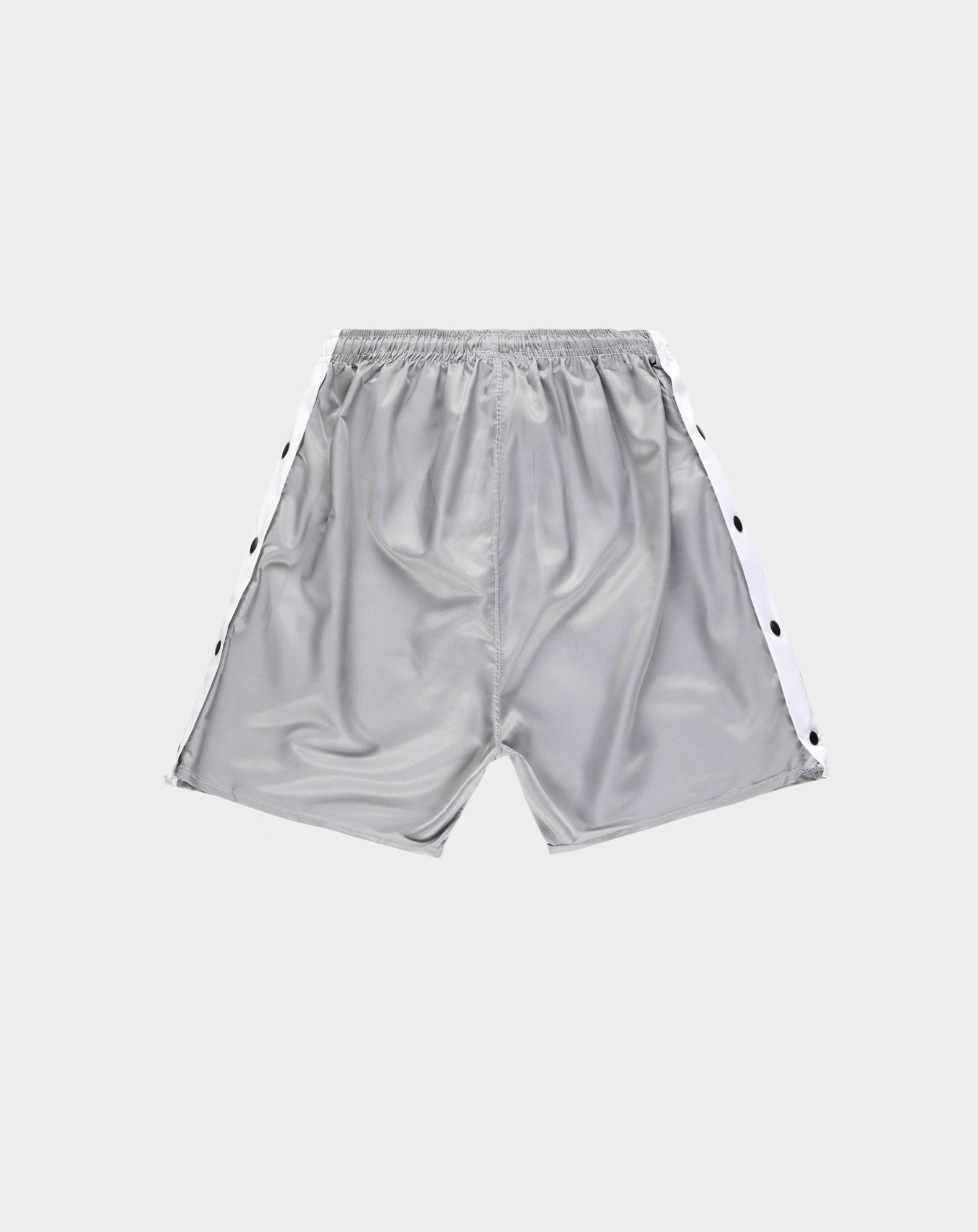 GREY BIKER NYLON SHORTS