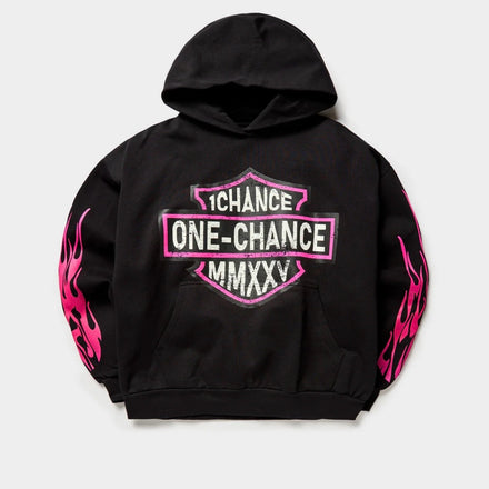 MMXXV PINK FLAME HOODIE
