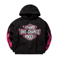 MMXXV PINK FLAME HOODIE