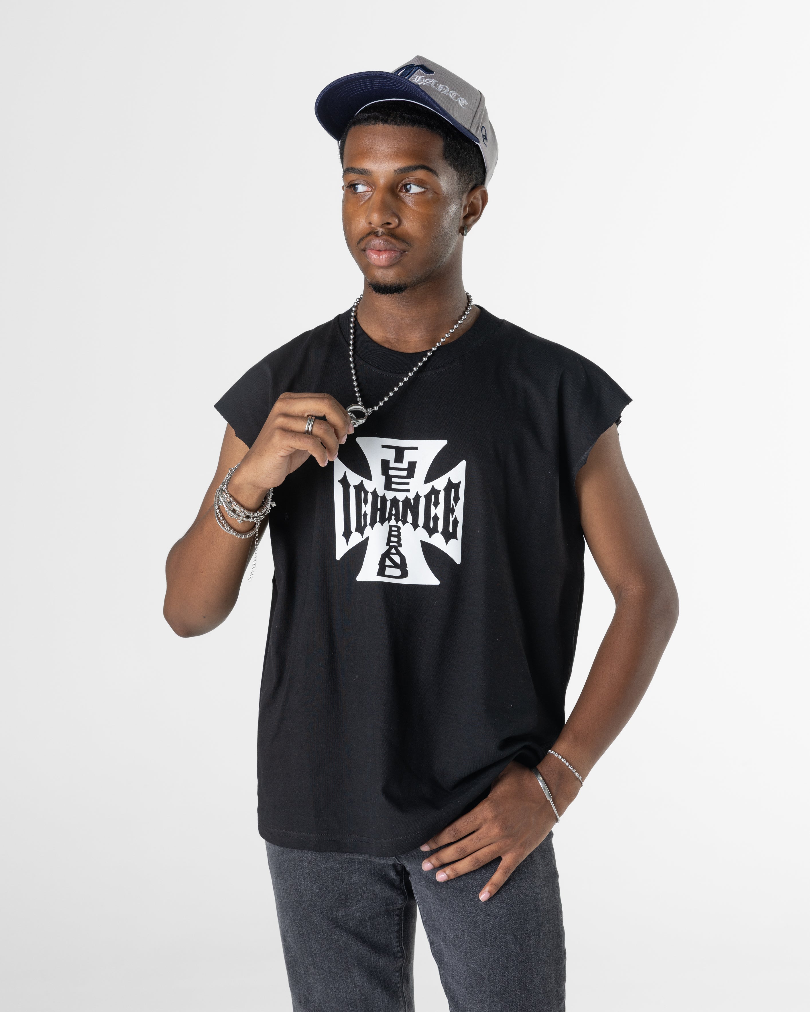 BIKER SLEEVELESS TEE