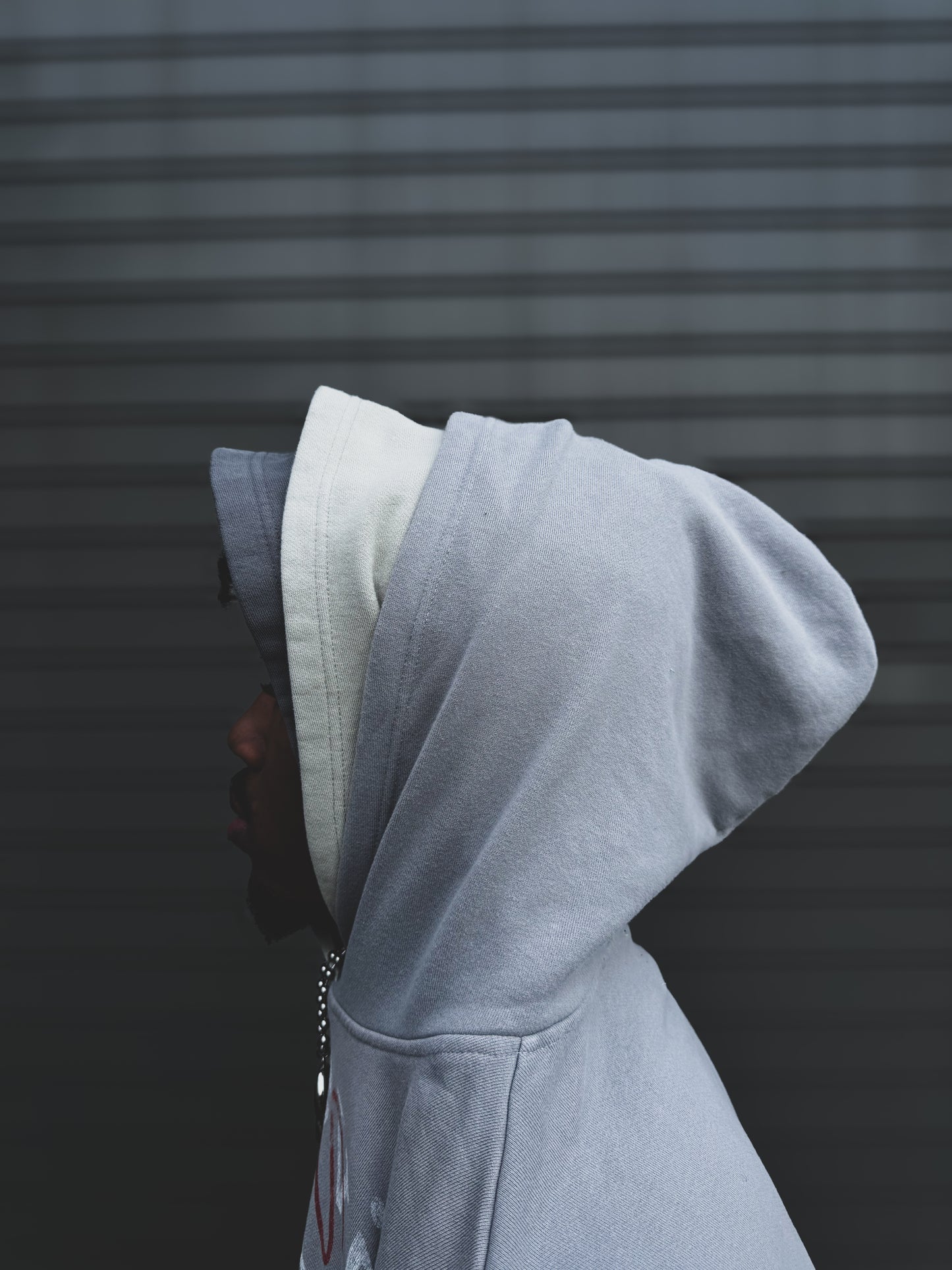 GREY UNITED TRIPLE LAYER HOODIE