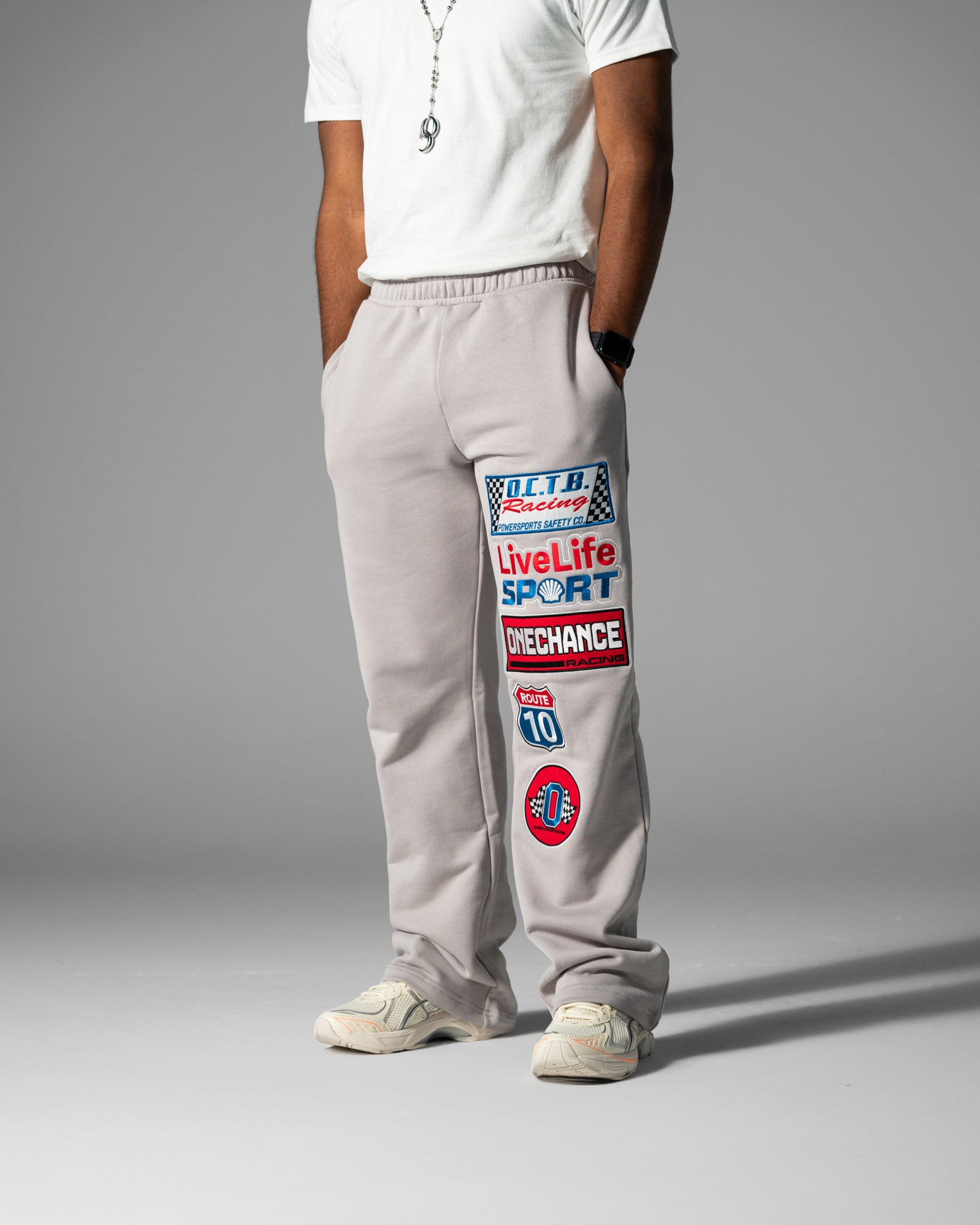 Vintage Patch Baggy Joggers