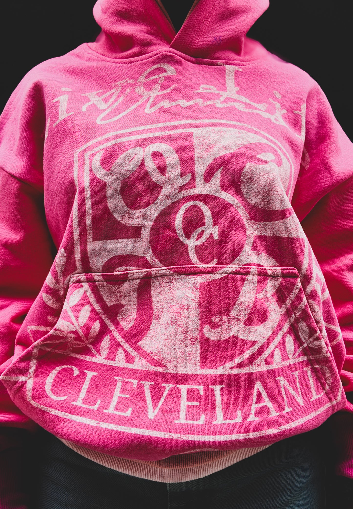 PINK UNITED TRIPLE LAYER HOODIE