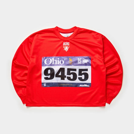 RED RUNNING CLUB LONG SLEEVE