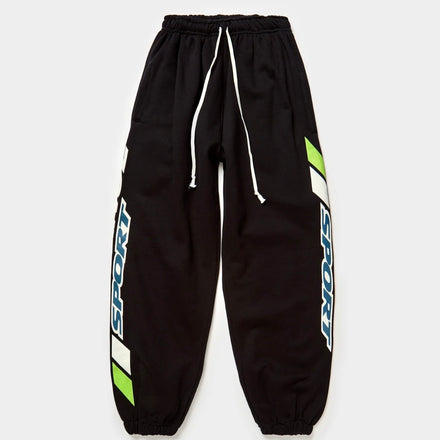 BLACK SPORT SWEATPANTS