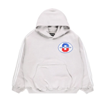 GREY ATHELTICS STRIPPED HOODIE