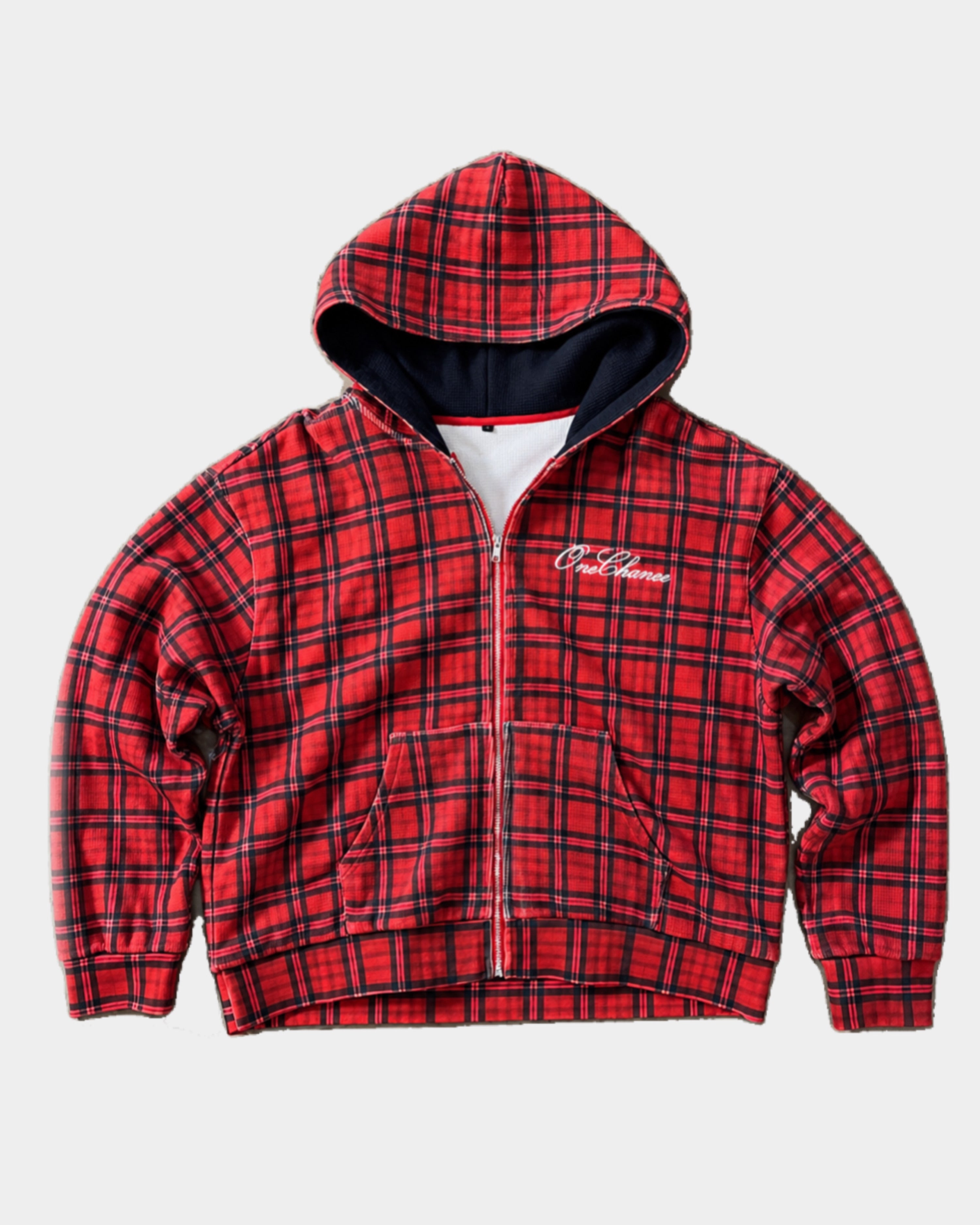 WAFFLE ZIP UP