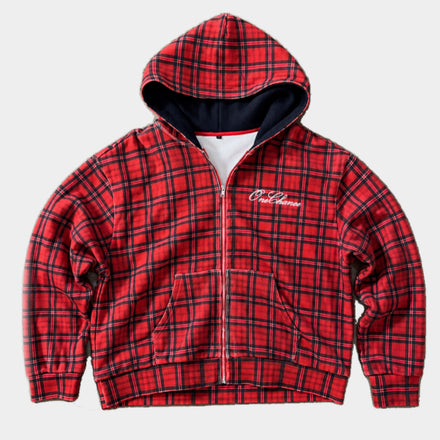 WAFFLE ZIP UP