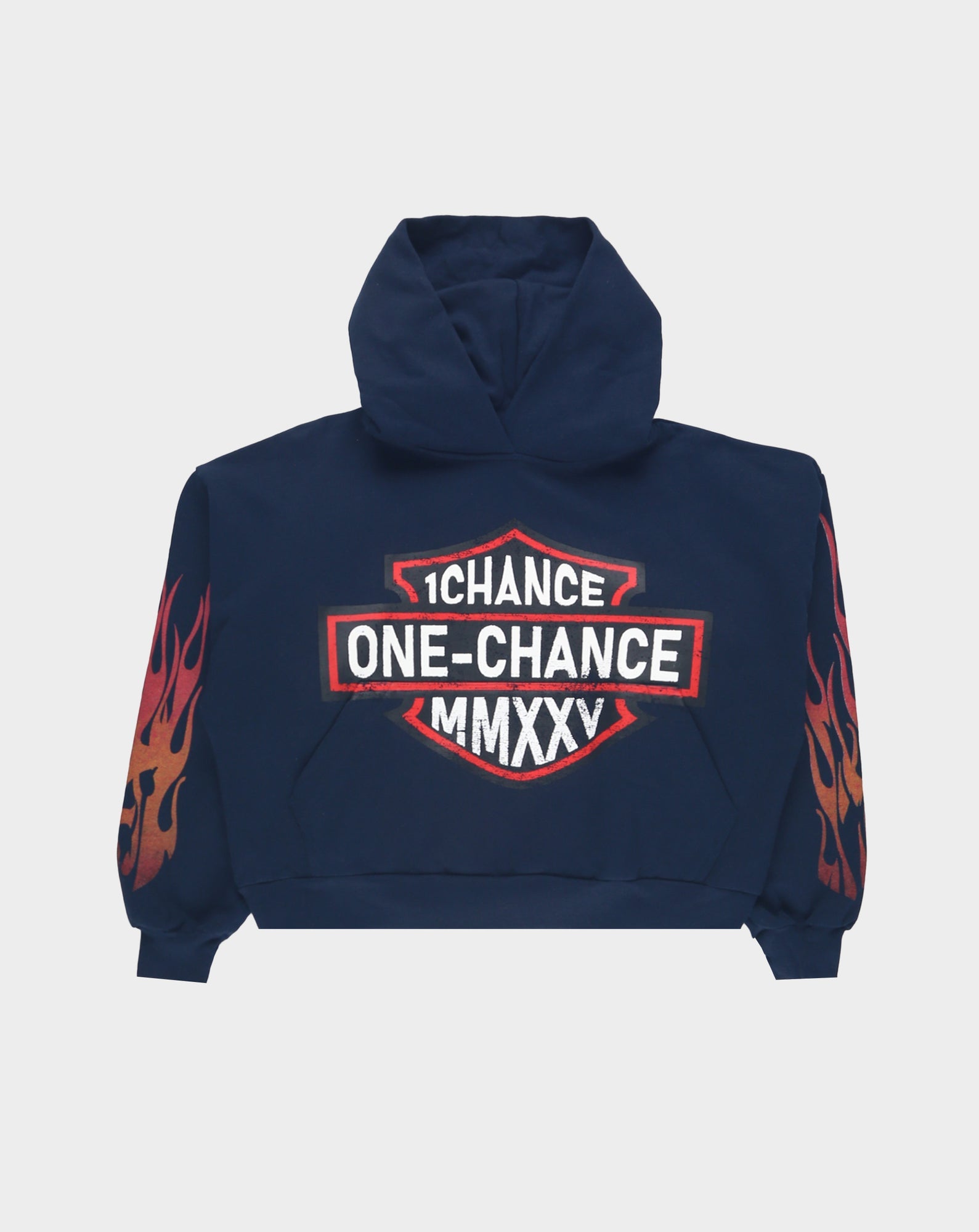 MMXXV FLAME NAVY HOODIE