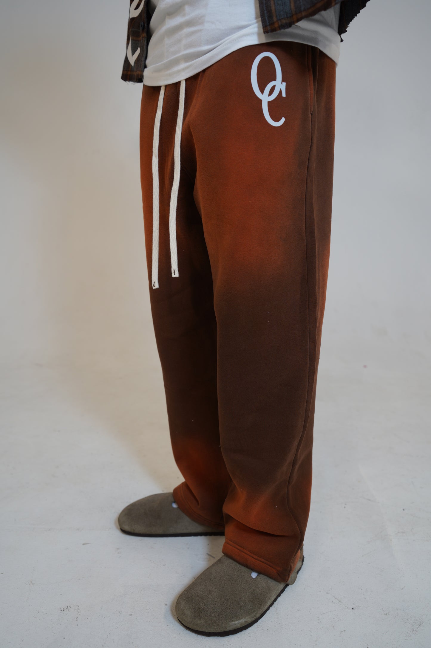 Brown "Simple" Vintage Sweatpants