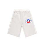 GREY ATHELTICS STRIPPED 3/4 SHORTS