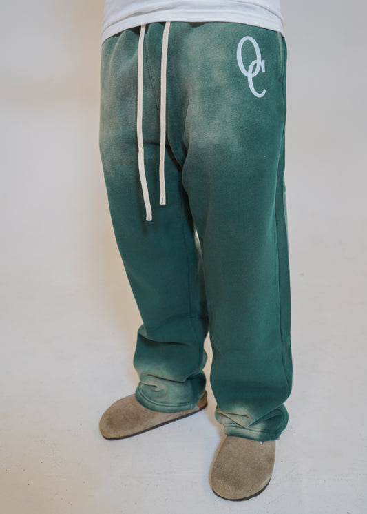 Green "Simple" Vintage Sweatpants