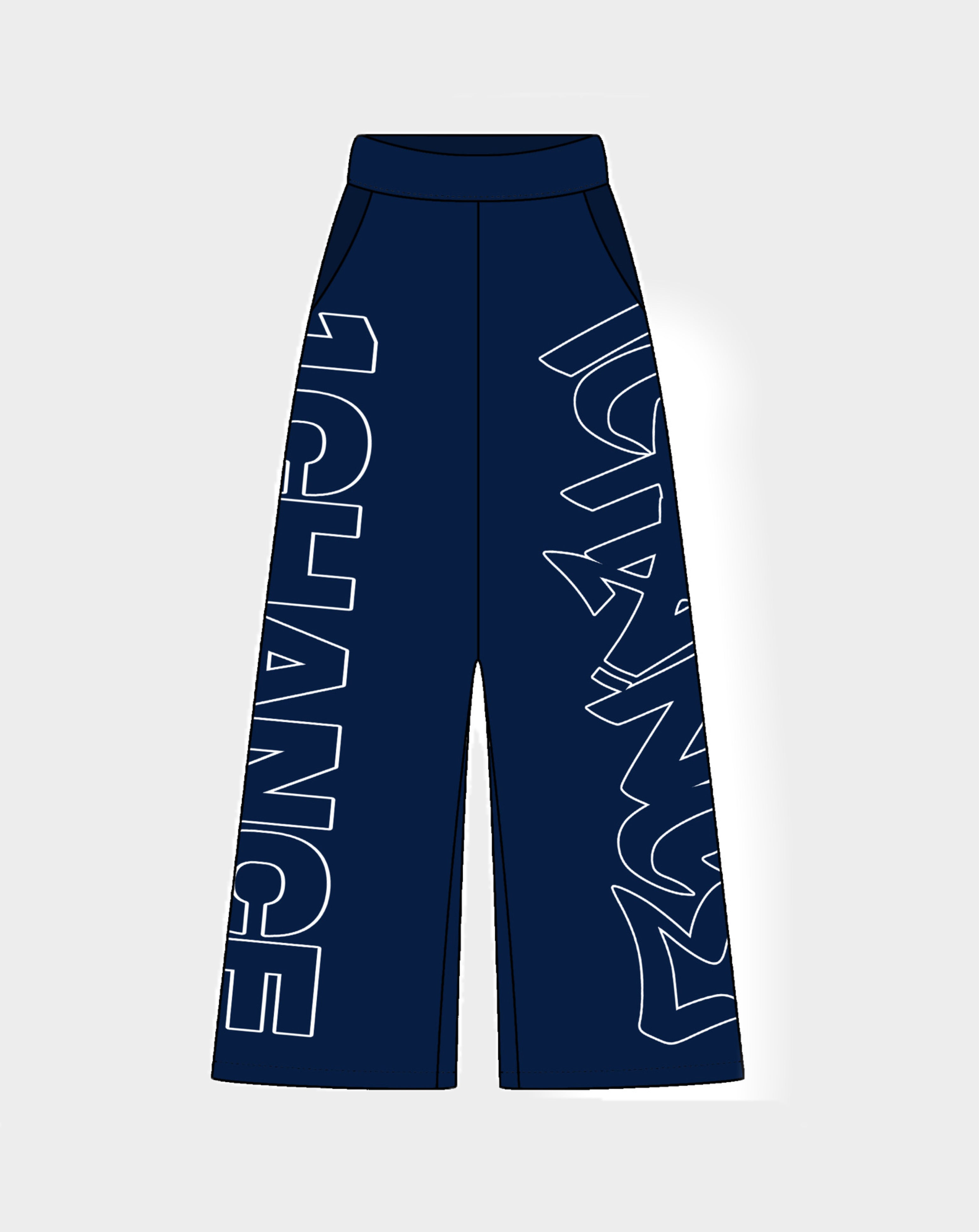 NAVY BLUE TRACK PANTS